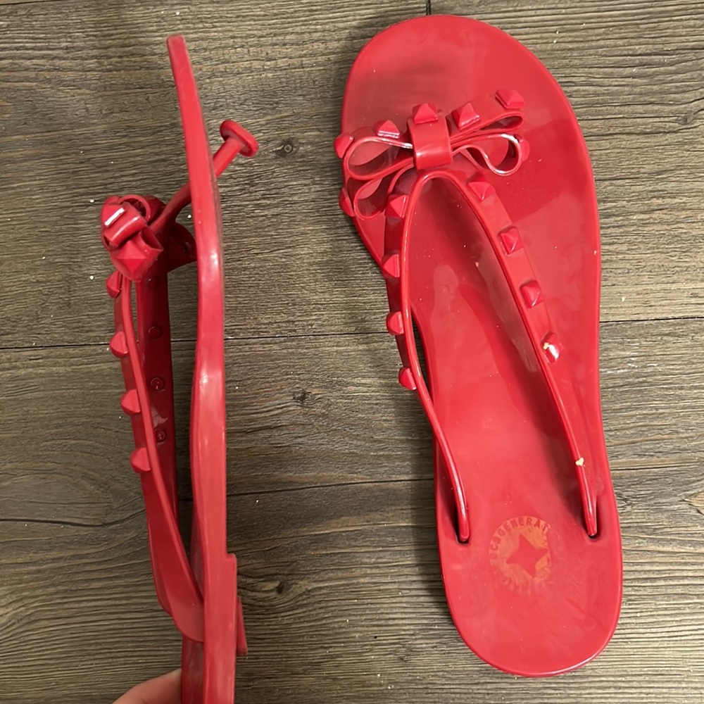 Red Sandals - Picture 2 of 3